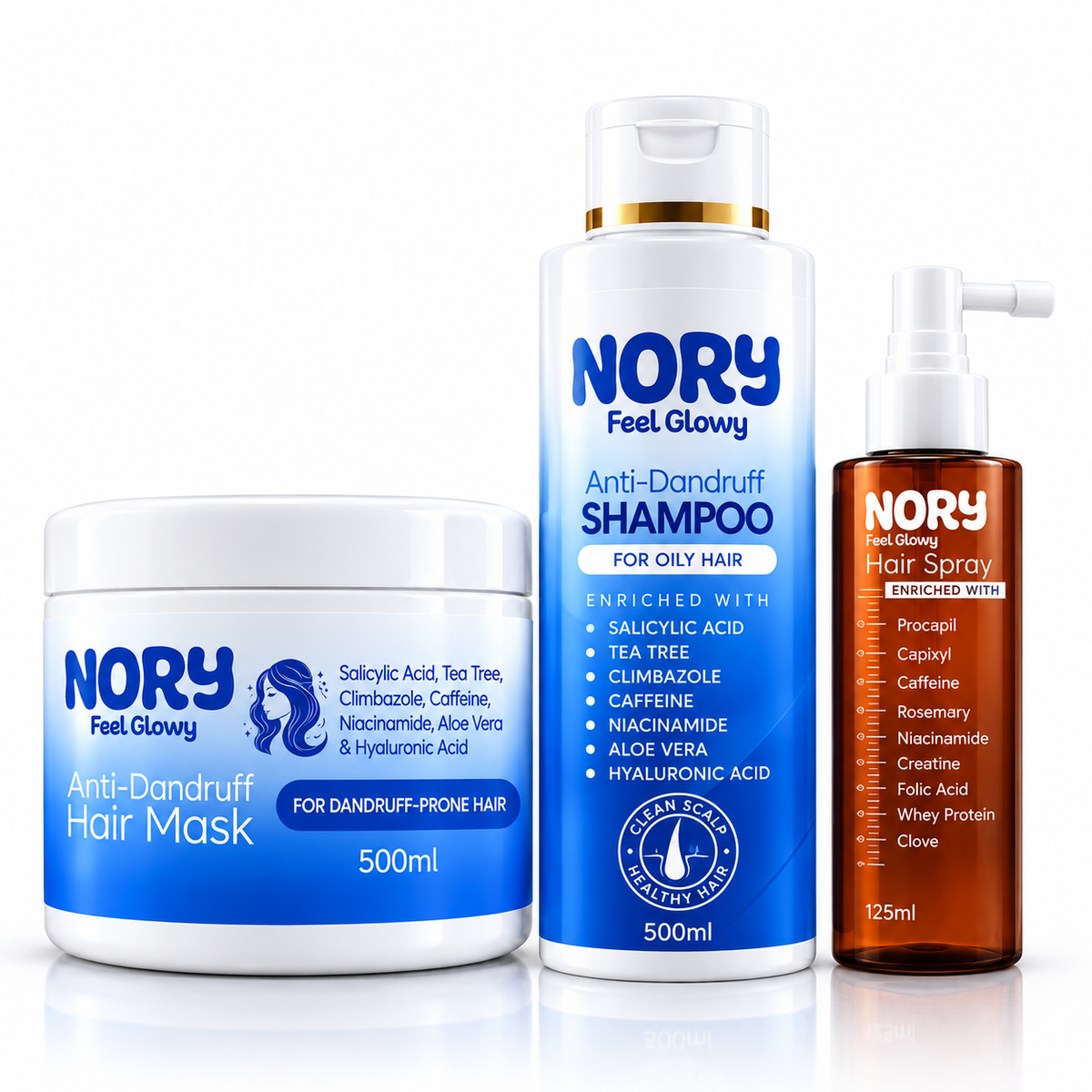 NORY  Full Anti-Dandruff & Hair Strength Bundle