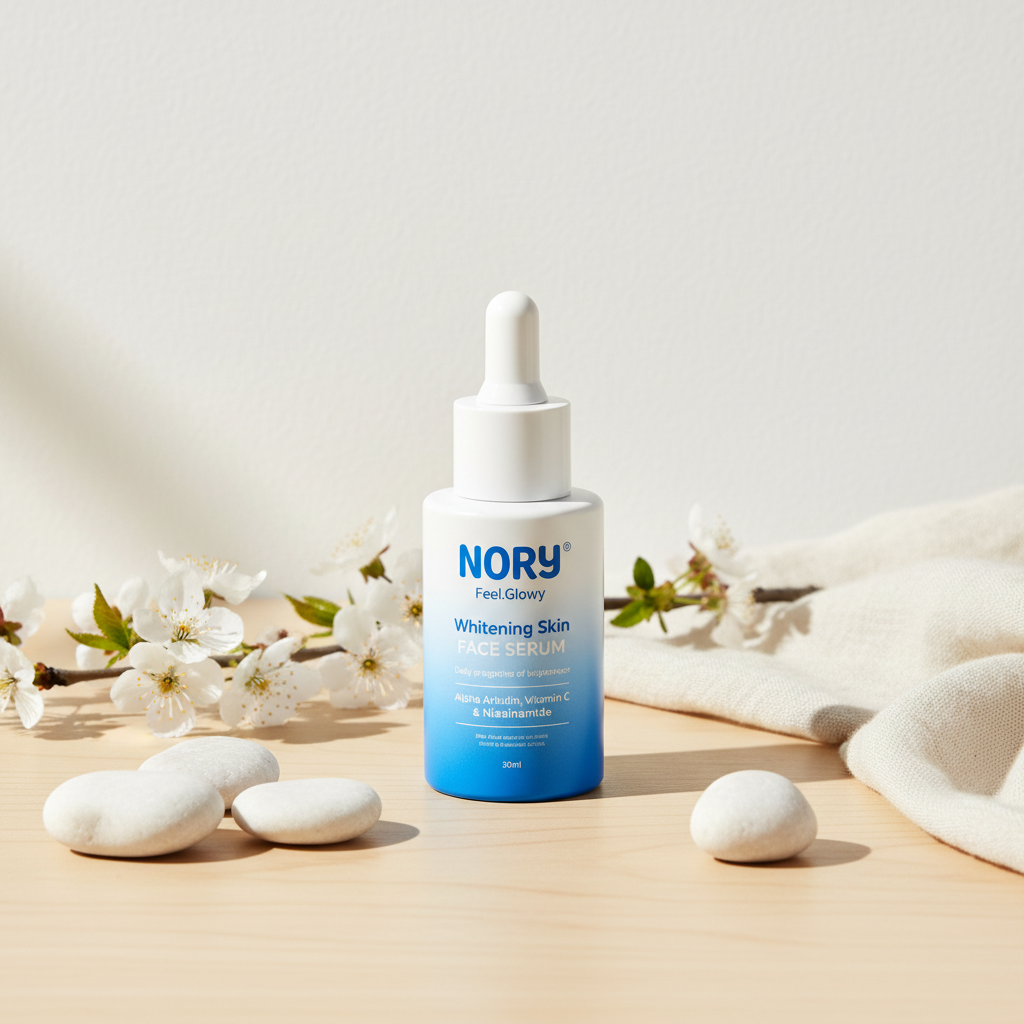 Face serum in luxurious setting